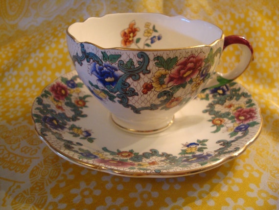 Royal Cauldon Est. 1774 Tea Cup and Saucer