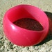 Vintage Catalin bakelite bangle, fuchsia pink, chunky bangle