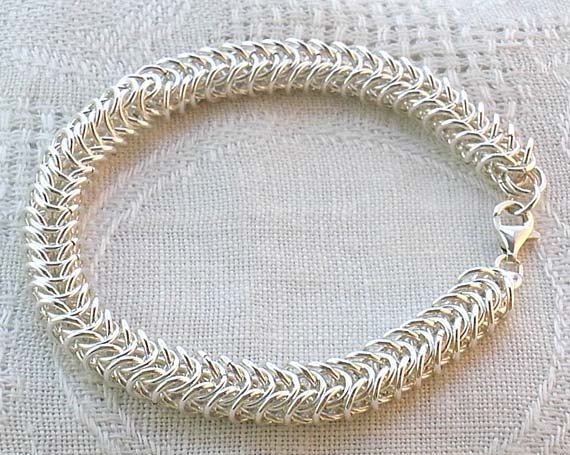 Silver Box Chain Bracelet