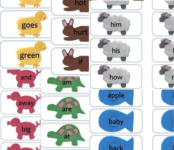 Sight Word Flash Cards All Dolch Words Reading Kit for