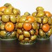 Vintage Inarco Set of 3 Storage Containers - Orange Spice