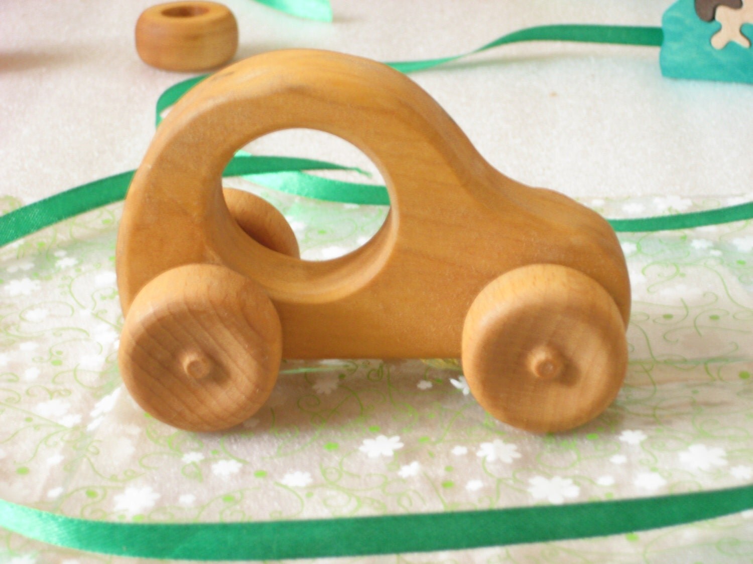 Eco friendly Wooden baby toy Car. by ArtGiftStoreEcoToys on Etsy