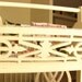 Vintage Shabby Chic Wooden Magazine Rack