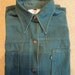 1970's Authentic Vintage Levis Dark Green Shirt