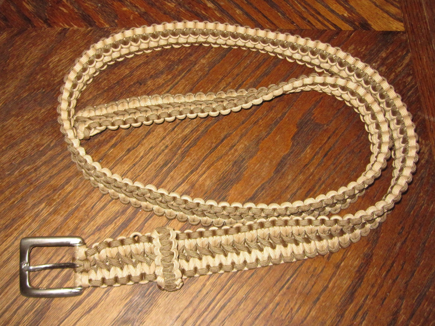 550 Paracord Survival Belt US Made Custom Color by KnotForsaken