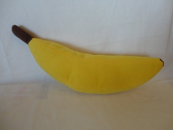 plush banana pillow