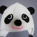 Panda Bear Hat. Made to order.