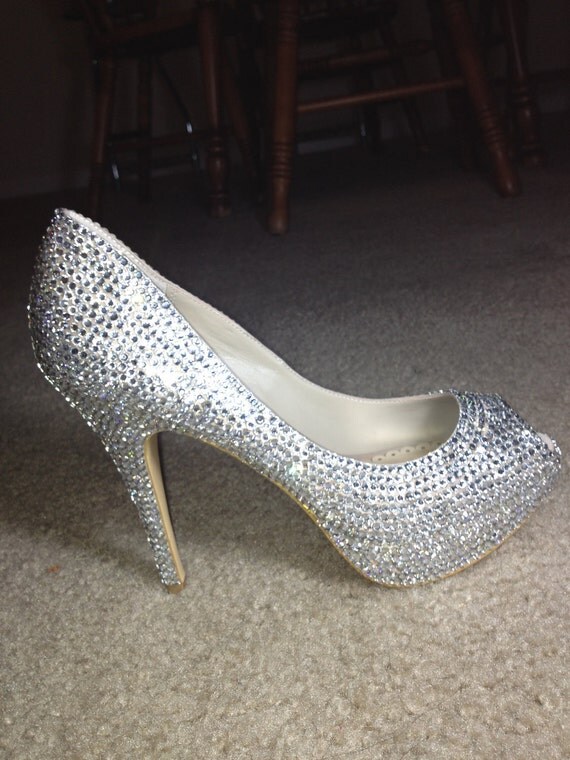 crystal clear high heels