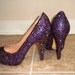 Amethyst Crystallized High Heels