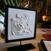 Topography Map San Francisco - Framed Gypsum Relief Map - 10.5 x 10.5 inch - Home Decor