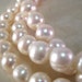 8mm White, Fresh Water Baroque Round Pearls--FULL Strand