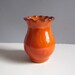 Burnt Orange Vase Mid Century