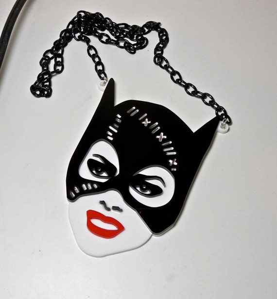 Items similar to Catwoman Necklace on Etsy