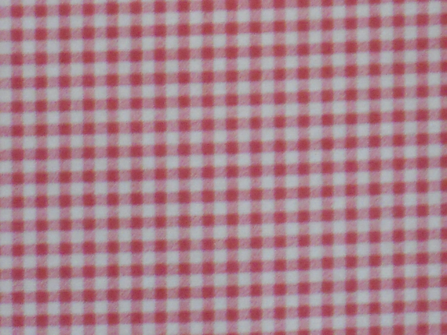 Pink and White Check Fabric Gingham Cheerful by PernaManufacturing