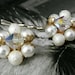 Decorative Bridal Crystal Pearl 40-50's Bobby Pins, Vintage Upcycled