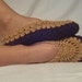 Turkish Folkloric Brown-Milky Brown Slippers Socks