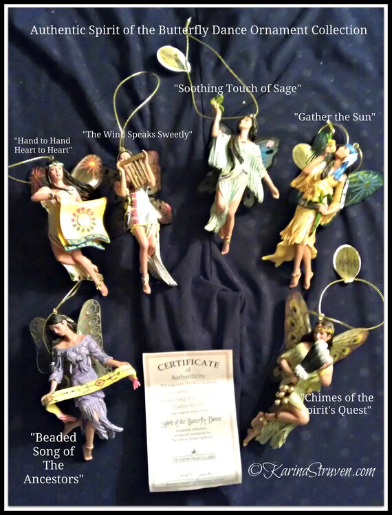 Ashton Drake Spirit of the Butterfly Dance Angel Ornament