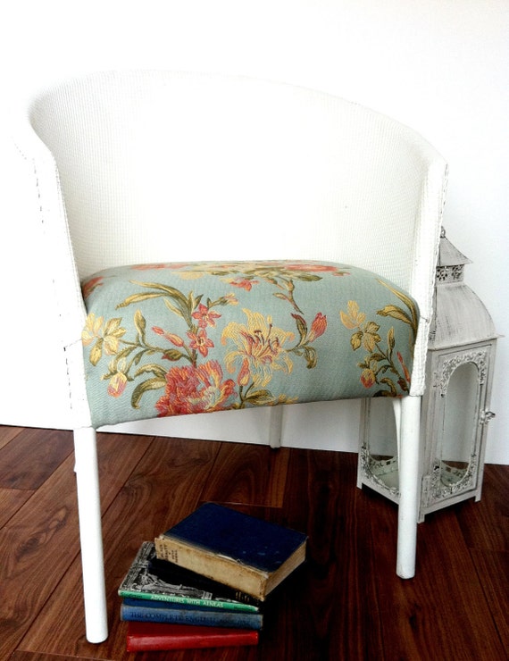 Items similar to Vintage Painted Lloyd Loom Chair on Etsy