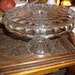 SALE NOW 45.00....Lovely Indiana Glass Company cake stand/pedestal, the pattern is Constellation