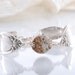 Vintage Spoon Bracelet - Chalcedony Opal Bracelet - Spoon Jewelry- Silverware Bracelet - Spoon Bracelet (mf 614)