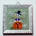 ONLY ONE -LIMITED- Ornament Christmas Tree Holiday Framed Finished Cross Stitch Christmas Snowman on Halloween Pumpkin Decoration