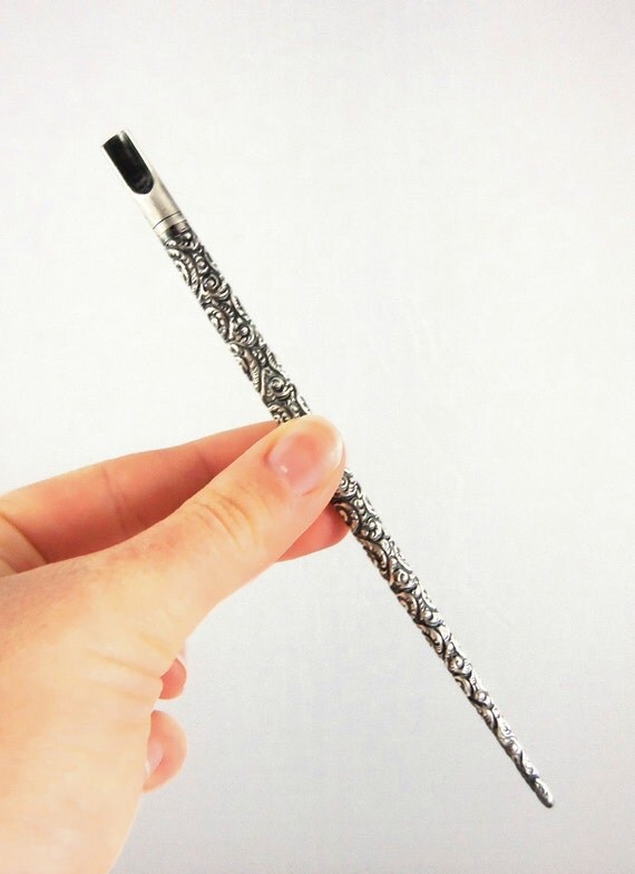 Victorian Quill Pen Sterling Silver Fountain Pen