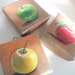 Autumn Apples Botanical Series, Set of 3 Teeny Tiny Original Paintings