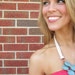 Turquoise Beaded Bib Necklace with Jersey Tie - Turquoise, Cream, & Rose Gold