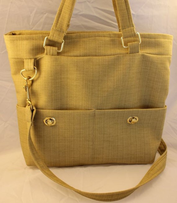 Items similar to Vegan Purse, Vegan Tote in Light Green Woven Fabric on