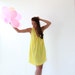 Yellow cocktail sundress dress 50% OFF