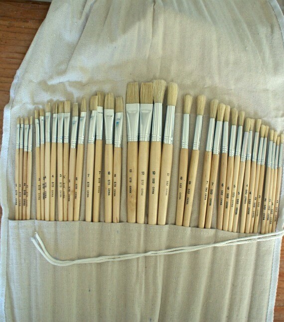 36 New Artist Loft Paint Brushes With Brush Roll   Il 570xN.297638383 