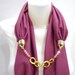 Fuchia Rose Woman Scarf For Spring, Unique Fashion Accessories For Women,