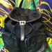 90s Vintage PRADA nylon backpack with leather trimmings.