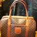 SALE 90's Celine Vintage purse with leather trimmings