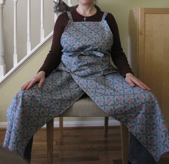 Fulllength Split Panel Pottery Apron