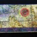 RESERVED FOR OLA Fabric postcard of landscape-sun series