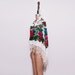 1970s floral shawl. 70s wild flower fringe wool cashmere throw