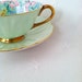 Shelley "Melody Chintz" Oleander Tea Cup and Saucer Circa 1945-1966