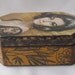 Decoupage Box for Jewelry made of MDF "Femme Fatale"