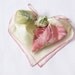 Hand painted Silk scarf Pink flowers roses Spring accessory - made TO ORDER