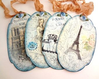 Popular items for shabby chic tags on Etsy