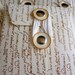 Coin Envelopes Hand Stamped, Paris Script Coin Envelopes, Journaling Coin Envelopes, Vintage Paris String Tie Envelopes, Set of 6
