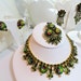 Juliana Margarita Parure Creme De La Creme Green D&E 027a-121511435