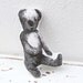 Vintage Teddy Bear Plush Toy/ Throw Pillow