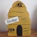 Primitive Wooden Bee Skep Woodcraft Shelf Sitter or Wall Hanger