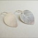 Leaf Earrings in Sterling Silver - Small