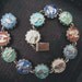 Vintage Bracelet, Einar Modahl Mid-Century Modernist Enamel Zodiac Bracelet in Sterling Silver