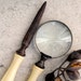 Letter Opener and Magnifying Lens Set