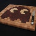 Pac-Man End-Grain Cutting Board - Blinky