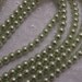 5/16" (8mm) Glass Faux Pearls in Soft Spring Green - Forty-Eight (48) Beads